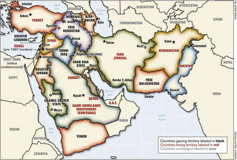 Велики Блиски исток и колонијални ратови