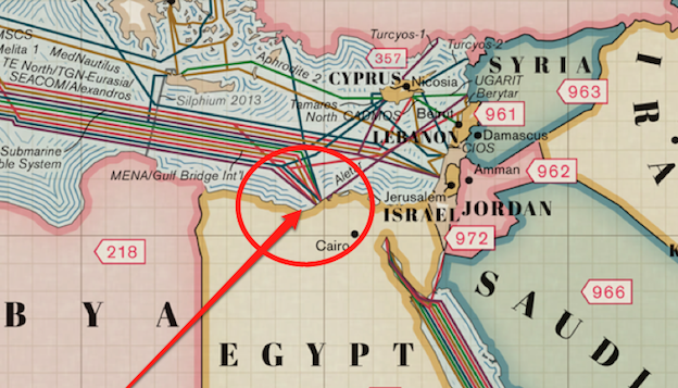 Египат: Секли интернет кабл у мору