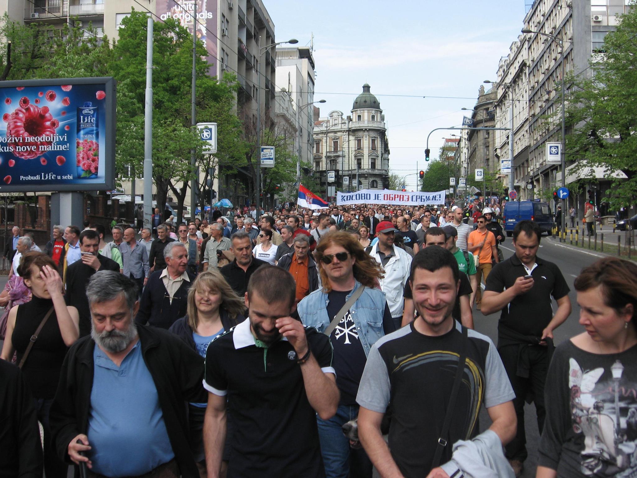 Београд: Протест против велеиздаје Србије (фото галерија)
