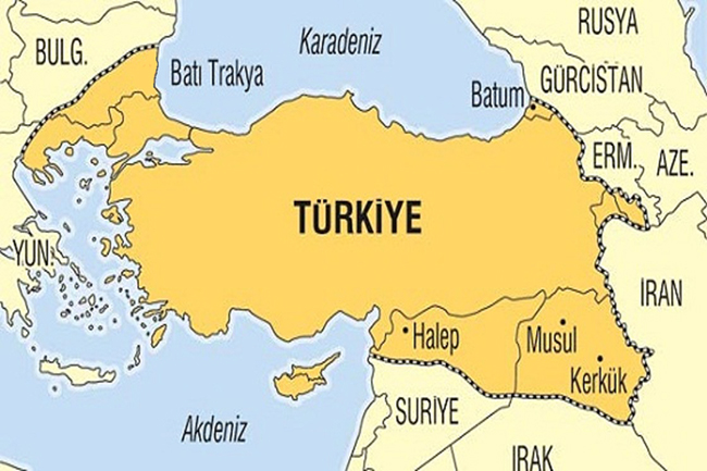Турске новине објавиле карту „Нове Турске“ са границама Отоманске империје