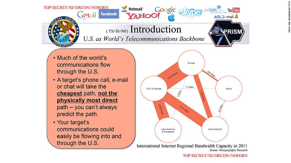 Америчка Национална агенција за безбедност (NSA) има приступ свим вашим подацима на Интернету