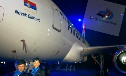 Аца превара и арапи прекрстили Новака Ђоковића: Авион крштен два пута