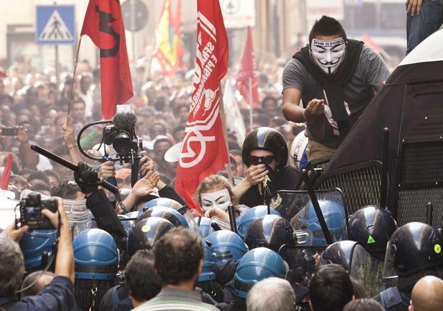 У Риму жестоке демонстрације