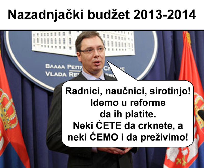 Назадњачки буџет 2013-2014