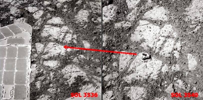 Марсовци гађају ровер камењем! „Лутајући камен“ на Марсу – загонетка за научнике