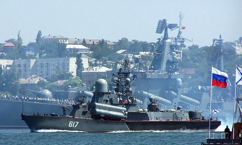 Црноморска флота у Севастопољу у Украјини у приправности (фото, видео)