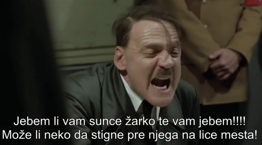 Хитлер сазнаје да је Вучић очистио Србију (видео)
