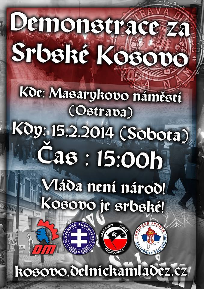 "Марш за српско Косово" у више градова у Пољској, Чешкој и Словачкој (фото, видео)