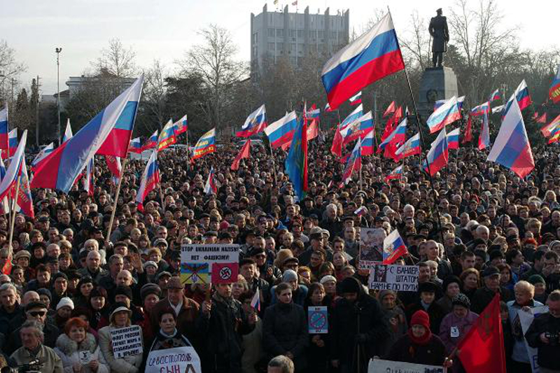 У Севастопољу се скандирало: „Путин је наш председник”