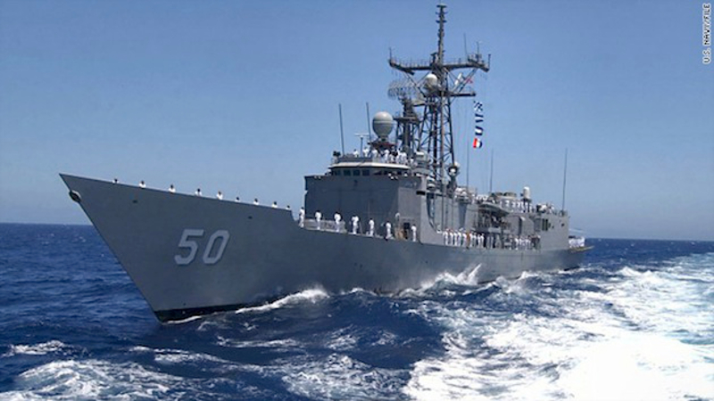 Америчкa фрегата УСС Тејлор се насукала у Црном мору