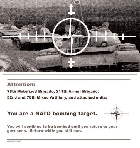 НАТО пропаганда Србија 1999 (фото галерија)