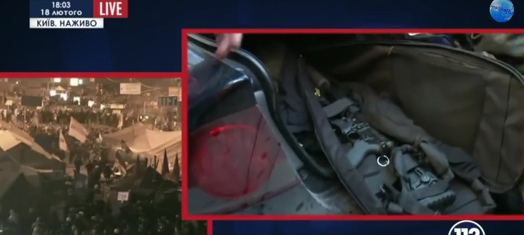 Ексклузивно! Један од лидера Евромајдана ухваћен са снајперском пушком НАТО пакта! (видео)
