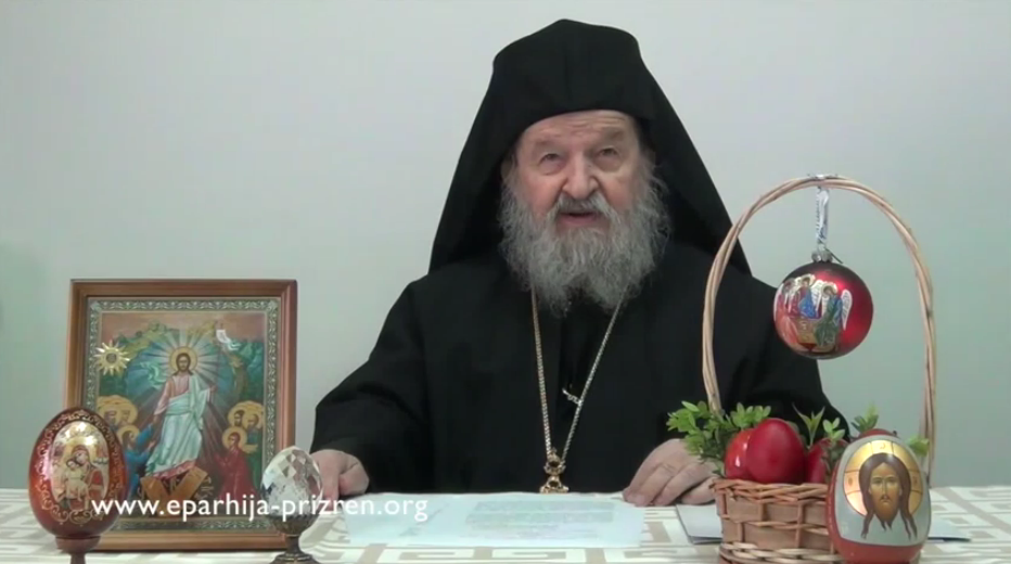 Епископ Артемије: Васкршња Посланица (видео)