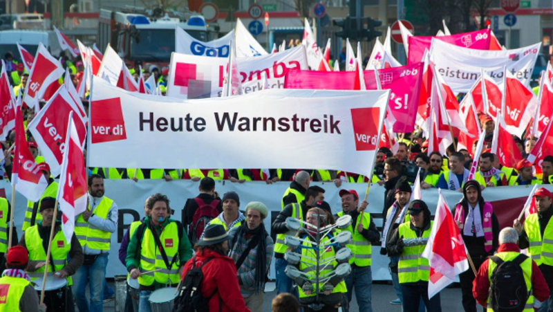 Масовни штрајкови широм Немачке због пада куповне моћи и пада реалних зарада!