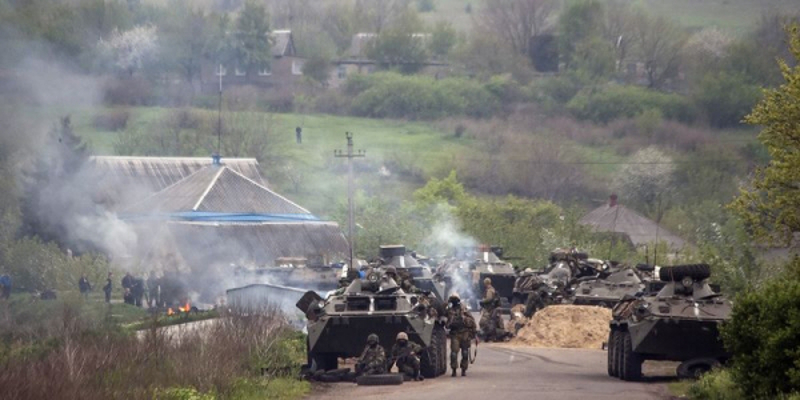 Кијевска ЕУ-наци хунта поново напада Славјанск!
