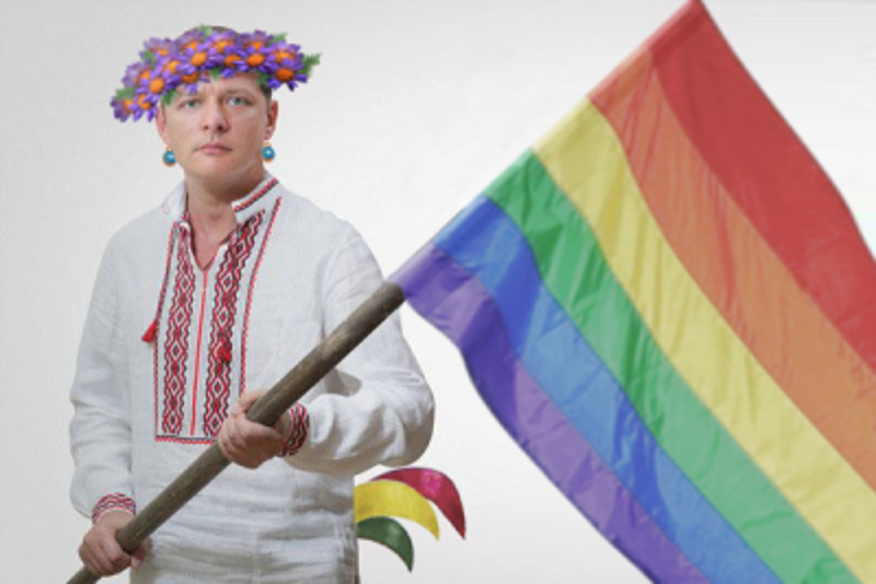 Главни русофоб Украјине и организатор "Геј прајда" у Кијеву 2014. ухапшен у Марипољу од стране народне одбране!
