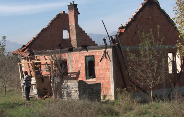 Запаљена још једна српска кућа на Косову