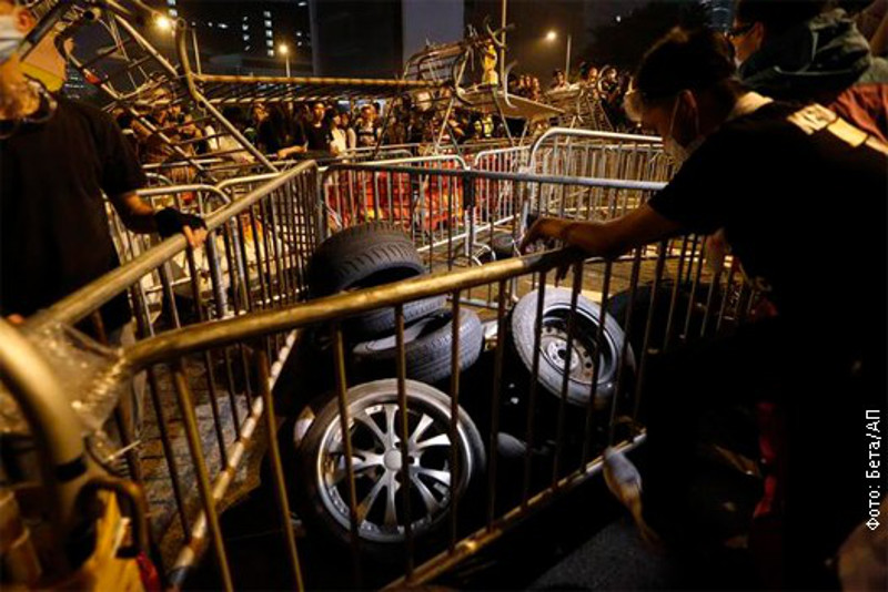 Хонгконг, сукоби и барикаде у тунелу