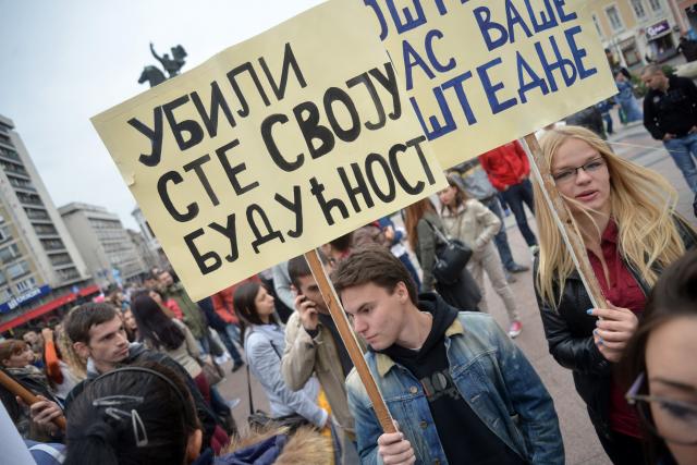 Студенти протестују широм Србије