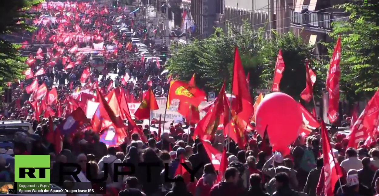 ИТАЛИЈА: Милион људи на улици у Риму протестује против реформи које спроводи влада! (видео)