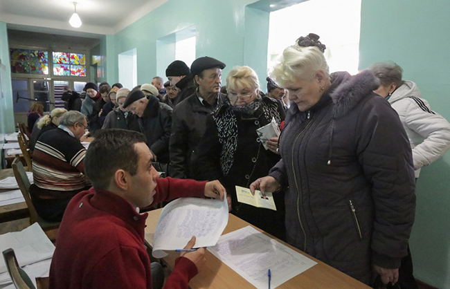 Велика излазност на изборима у Новоросији