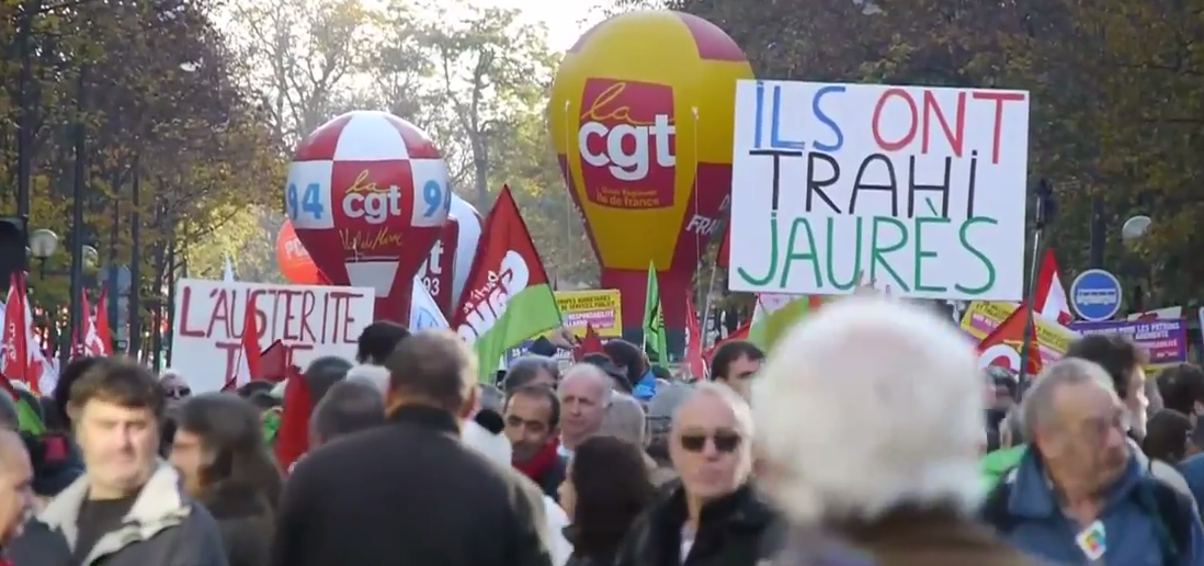 Француска: Масовни протести против мера штедње и француског председника Оланда (видео)