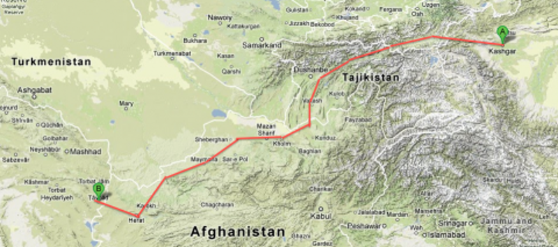Кренуо кинеско-ирански железнички коридор