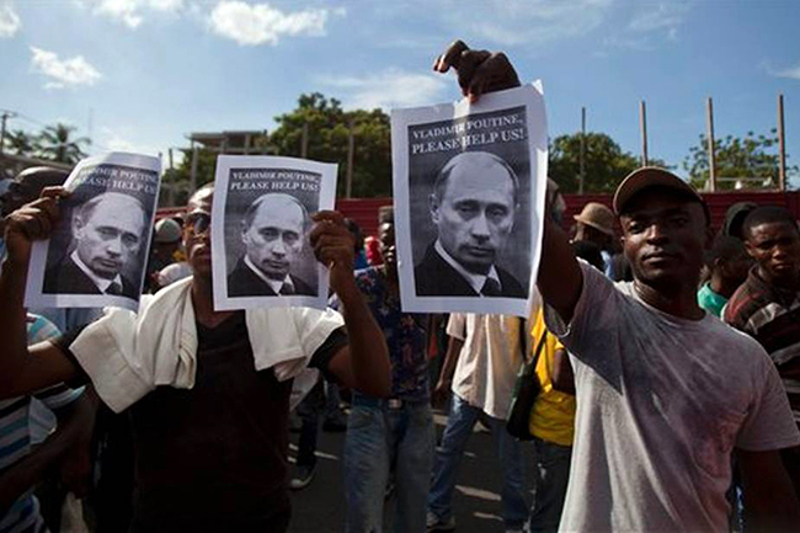 Демонстранти на Хаитију траже помоћ од Владимира Путина