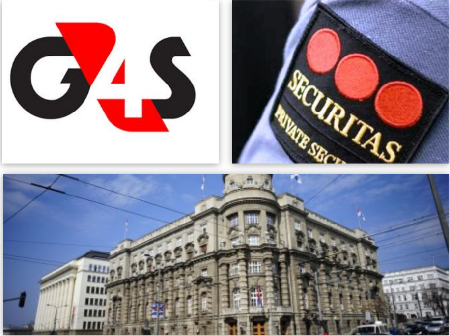 Државне институције у Србији обезбеђују приватне британске фирме