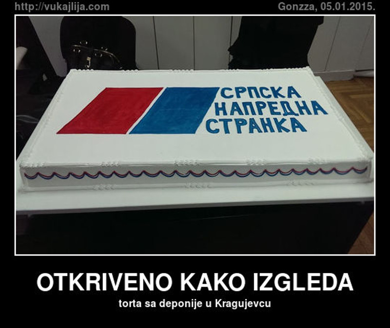 ХИТНО! Полиција коначно открила како изгледа торта са депоније у Крагујевцу!