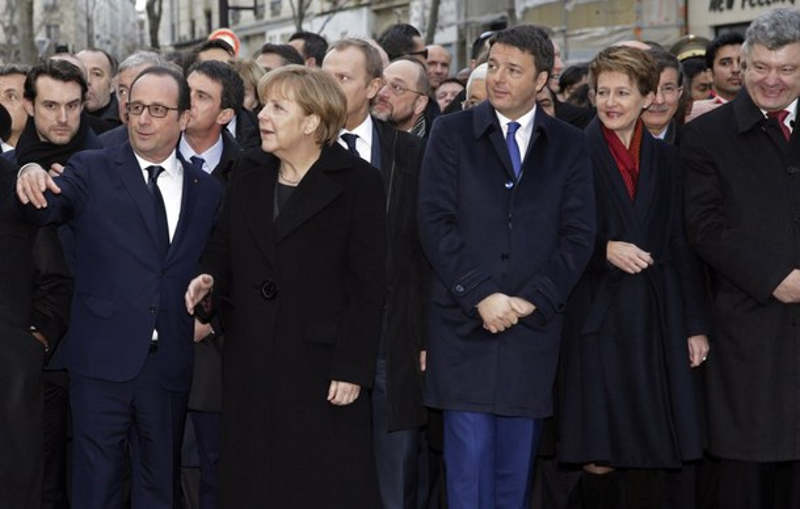 Вашингтон пост: Лицемерје светских лидера на маршу у Паризу