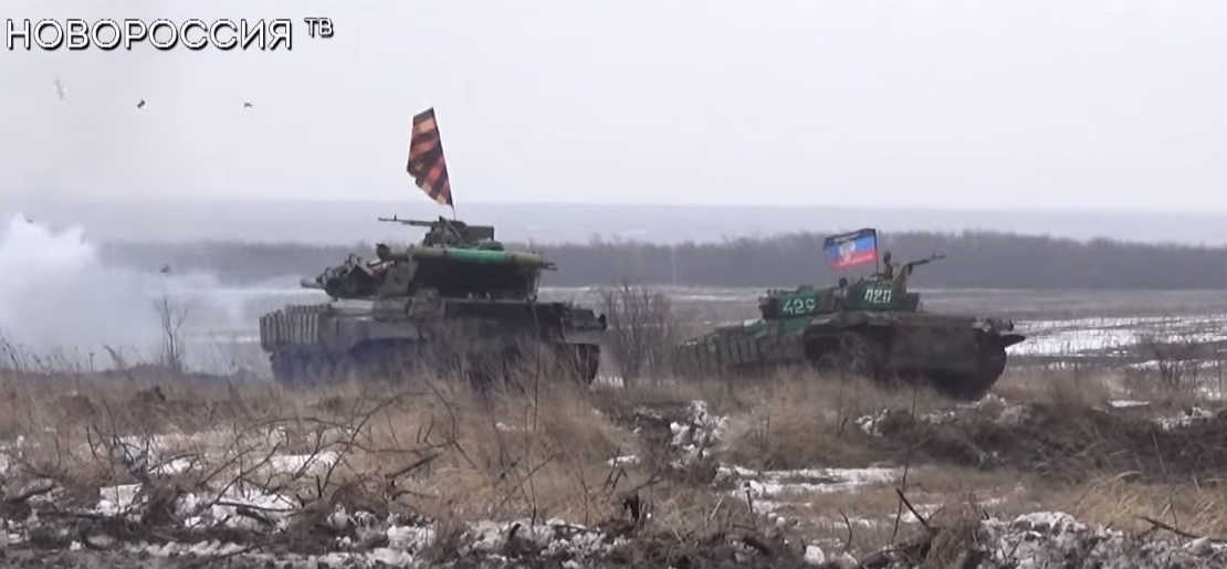 Тенковско-артиљеријска битка код Дебаљцева (видео)