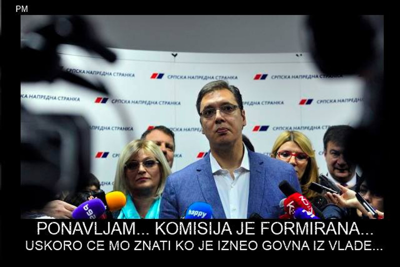 СЕНЗАЦИЈА! Влада Србије формирала "delivery unit" који ће утврдити ко је изнео говна из зграде владе!