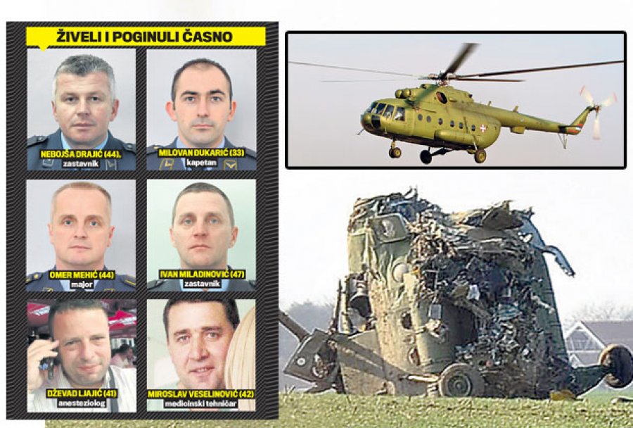 Одлуком да се војни хеликоптер пошаље у Сурчин уместо у Батајницу потписана је смртна пресуда посади и путницима