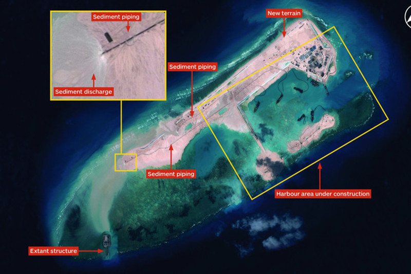 Кинеско чудо: У мору направили острво, а на њему писту, а на писти "добродошлица"