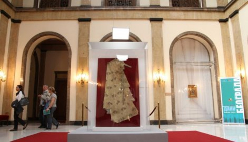 Оригинална одора кнеза Лазара изложена у Старом двору