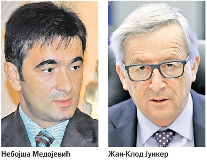 Медојевић натрљао уши лажљивом председнику Европске комисије Јункеру