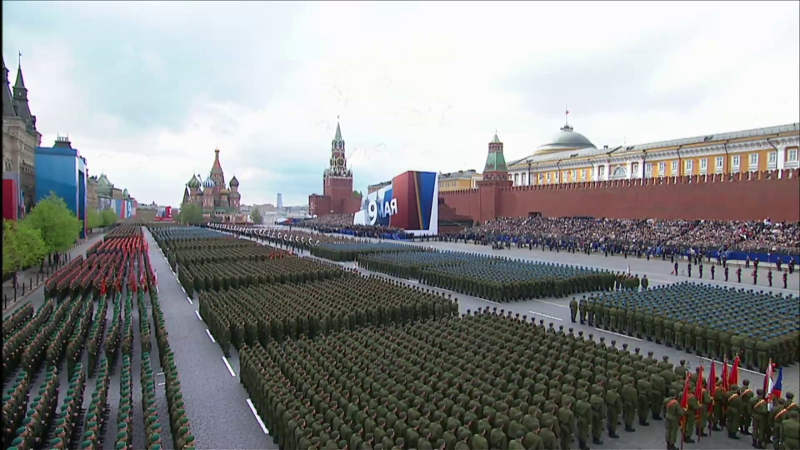 Украјина 9. маја највише гледала - директан пренос параде Победе са Црвеног трга у Москви
