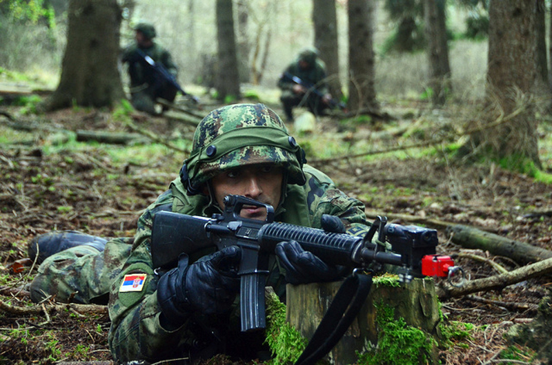 Пешадијска чета Војске Србије у вежби америчких снага у Немачкој