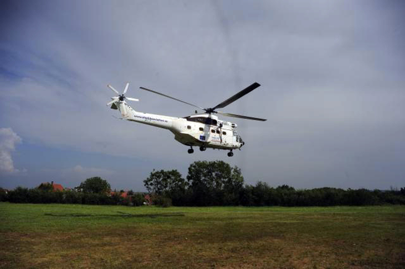 Хеликоптер Еулекса се срушио на приштински аеродром