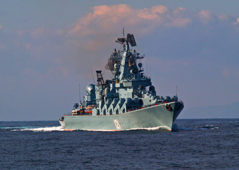 Ракетна крстарица „Москва“ плови према Медитерану