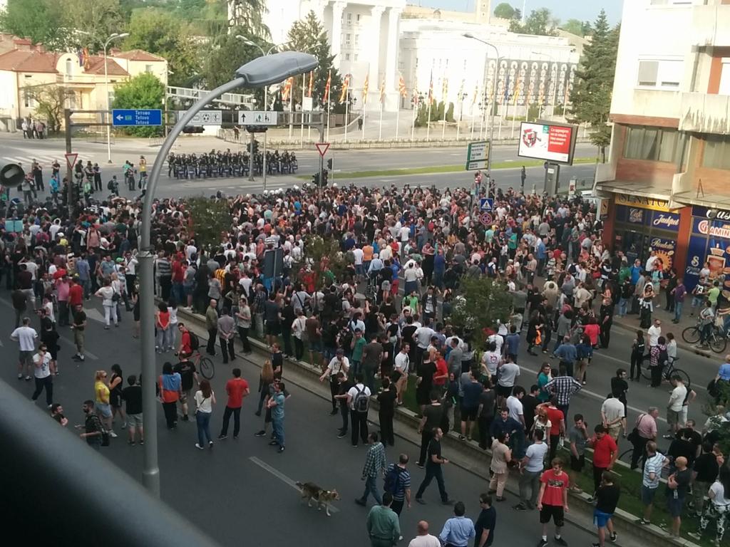 Нови протести у Македонији са веома мало присутних људи