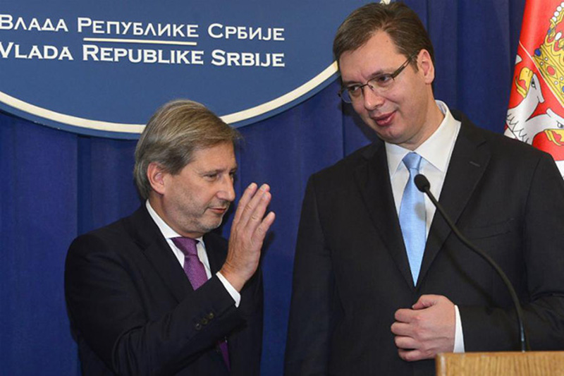 ЕУ зајахала Србију, а Хан Вучићеву покорност хвали као „сидро стабилности Балкана”