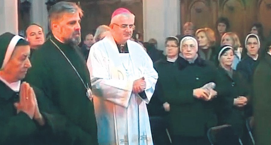 Бискуп Гргур води 54-члану делегацију СПЦ на поклоњење римском архијеретику