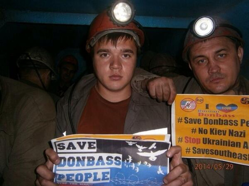 У Доњецку под земљом остало 375 рудара због гранатирања украјинске нацистичке хунте