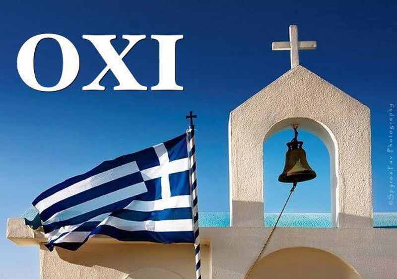 Грци излазе са биралишта и узвикују "НЕ"