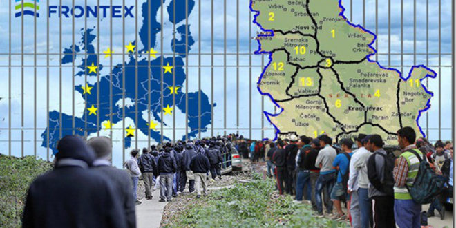 "СРБИСТАН" као ЕУ прихватилиште и сабирни центар миграција са Блиског истока и Африке