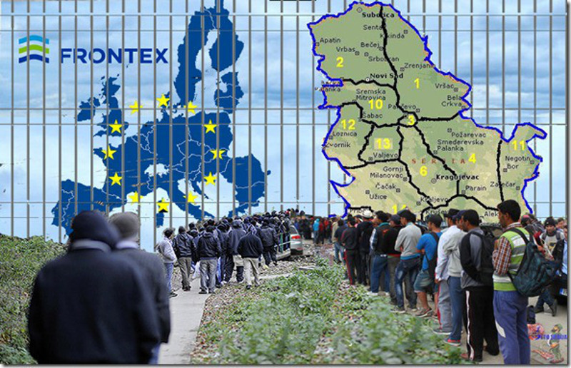"СРБИСТАН" као ЕУ прихватилиште и сабирни центар миграција са Блиског истока и Африке