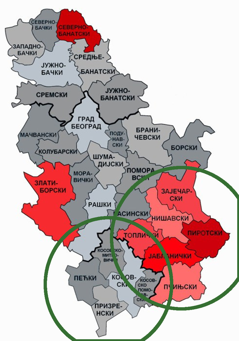 Погледајте где Вучић хоће да насели арапске мигранте, тако их повеже са шиптарима и одсече Србију од Вардарске долине и југа