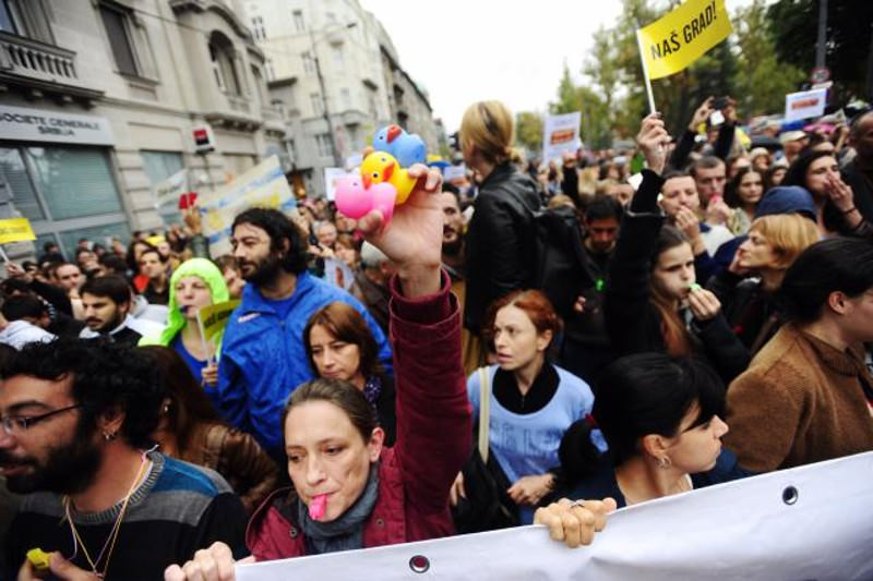 Протест због криминалног пројекта "Београд на води"